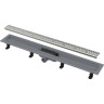 Водоотводящий желоб ALCAPLAST APZ10 SIMPLE AG100401850 с порогами для перфорированной решетки